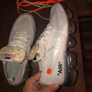 Off-white nike vapormax size 9.5